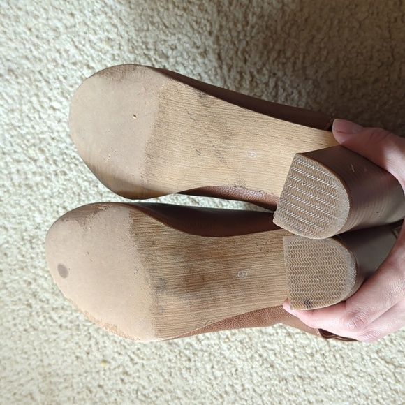 Corky's Brown Open Toe Slingback 3.5" Inch Heeled Sandals Size 9 - Picture 11 of 11